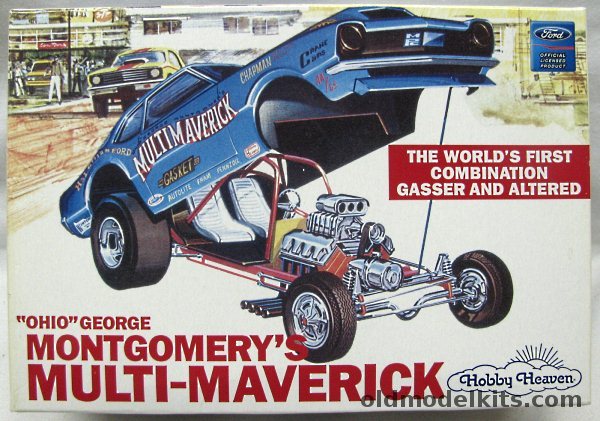 Hobby Heaven 1/25 Ohio George Montgomery's Multi Maverick Funny Car, 21749P plastic model kit